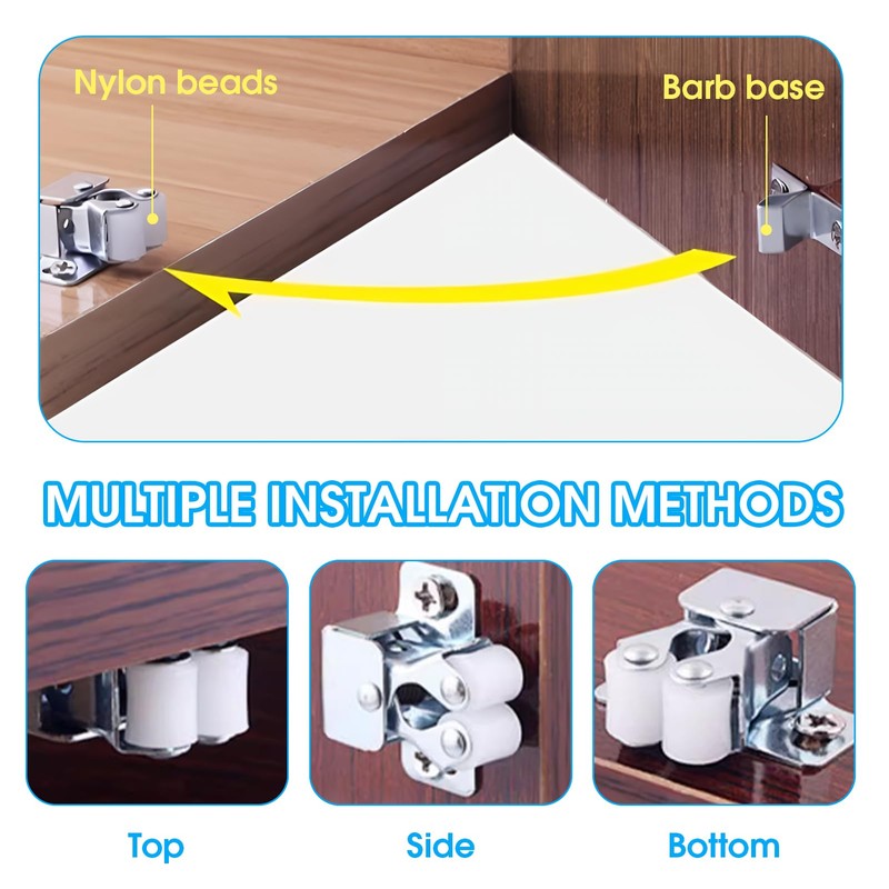 Camping Drawer Locks, Pack of 6 Furniture Catches, Caravan Cupboard