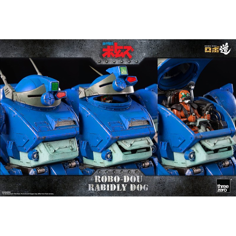 THREEZERO Armored Trooper VOTOMS: Rabidly Dog ROBO-DOU Collectible Figure