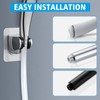 JatilEr Shower Hose, 3 m, Smooth PVC Shower Hose, Plastic