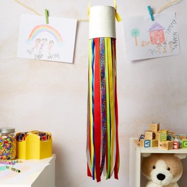 Offray Single Face Satin Craft and Decorative Ribbon, 1-1/2" Wide, 21-Foot Spool, White (144136)