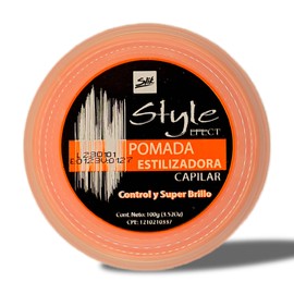 SLIK Hair Styling Pomade 100g / 3.5oz - Strong Frizz Control, Wet Hair Effect, Fruity Smell, Easy Wash Out for Men Women, Teens, and Kids