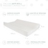 Deluxe Anti Roll Wedge Baby Changing Mat, Oat Gingham, Waterproof