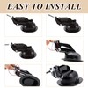 4 Pack Universal Heavy-Duty Plastic Recliner Pull Handle Replacement -