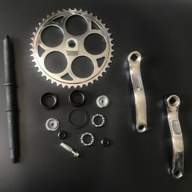 CDHPOWER 36T Wide Crank Assembly-3pcs,for 2-Stroke and 4-Stroke Motor Gas Motorized Bicycle 48cc/66cc/80cc