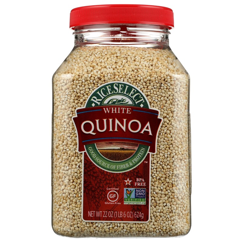RiceSelect White Quinoa, Premium Gluten-Free Seed, Star-K Kosher, and Non-GMO