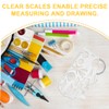 UEAVOID Multifunctional Geometric Ruler, Flexible Plastic Drawing Ruler, Multi-Purpose Drawing