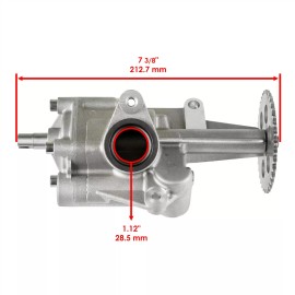 Caltric Complete Oil Pump w/ Chain fits Polaris Ranger XP 900 2013 - 2019 Except Diesel