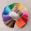 Tiardey 40pcs Coloured Felt Fabric Sheets Squares DIY Felt Fabric