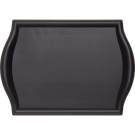 Carlisle FoodService Products 1217BT03 Bistro Polypropylene Tray, 17" x 12" x 1", Black (Case of 12)