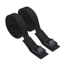 Lashing Straps Black Tension Strap 5M Adjustable Ratchet Tension Strap with Cam Buckles for Bike Hand Truck Motorcycle Truck Kayaks Luggage Hitch 2 Packs