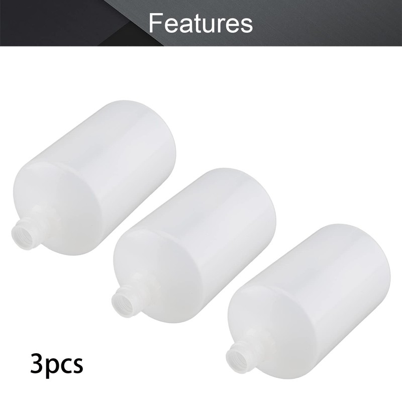 Othmro 3.3oz PE Lab Eye Plastic Dropper Bottles 3pcs, 100ml