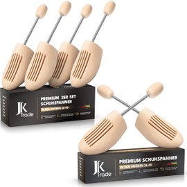 JK Trade® Premium Men's Shoe Tree | Lotus Wood Shoe Stretcher | Shoe Stretcher | Shoe Stretcher | Shoe Stretcher | Shoe Width | Anti Kink Shoes | To Increase Shape | Business | Sizes 36-48, Lotus wood
