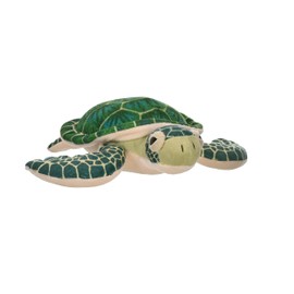 Wild Republic Sea Turtle Plush, Stuffed Animal, Plush Toy, Gifts for Kids, Cuddlekins, Green 8 Inches,Multi