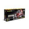 Italeri, acrylic set international trucks and trailers, 510000435
