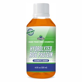 MYOC Hydrolyzed Rice Protein – Cosmetic Grade | For Skin & Hair Care Formulations | Water-Soluble Protein for DIY Creams, Serums, Conditioners & Masks | 120 ml / 4.06 Fl Oz
