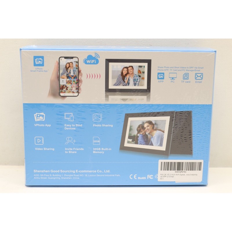 Fullja F12-Pro 10.1" Digital Photo Frame