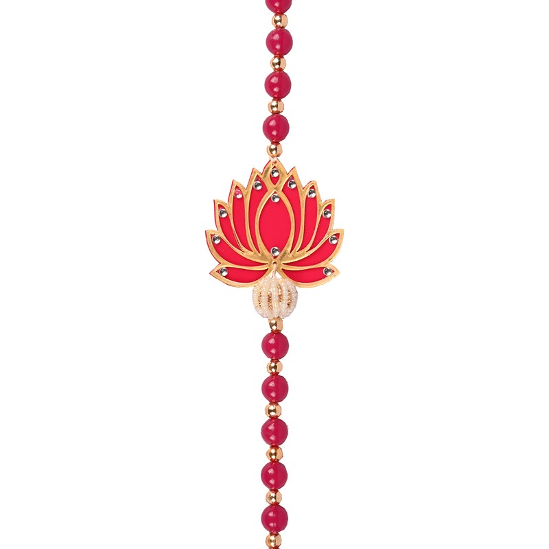 Aditri Creation Set of 2 Pink Lotus String Wall Hanging