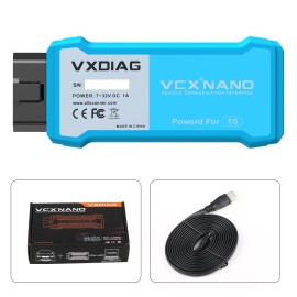 VXDIAG WiFi VCX Nano for Toyota/Lexus 2000-2023 Techstream V18.00.008 J2534 ECU Programming Key MatchingScreen Size: VXDiag VCX Nano, Power Source: SP245-W