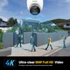 SV3C 4K POE Outdoor Indoor Camera, Wired Security Camera, Person/Vehicle