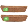 HFHOME 4Pcs 24" Trough Coco Fiber Replacement Liner, Natural 24