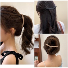 6 Pieces Large Banana Hair Clips for Women Ponytail Holder Banana Clips for Fine Thick Hair