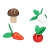 Baby Carrot Harvest Game Wooden Carrots Shape Sorting Matching Puzzle