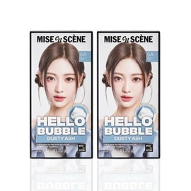 Mise-en-sc?ne New Hello Bubble 6A Dusty Ash x2 Self-Hair Dye / 미쟝센 뉴 헬로버블 6A 더스티애쉬 x2개 셀프염색약
