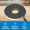 Butyl Tape, RV and Marine Window Seal Kit, Black Double-Sided