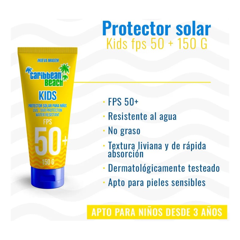 Dúo Protector Solar Adulto Caribbean Beach Kids