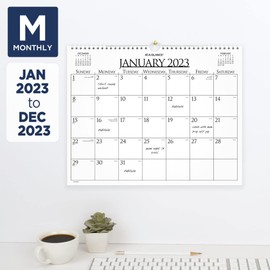 AT-A-GLANCE 2023 Wall Calendar, 14 ⅞ " x 11 ⅞ ", Medium, Spiral Bound, Monthly, Reversible, Business (997-1)