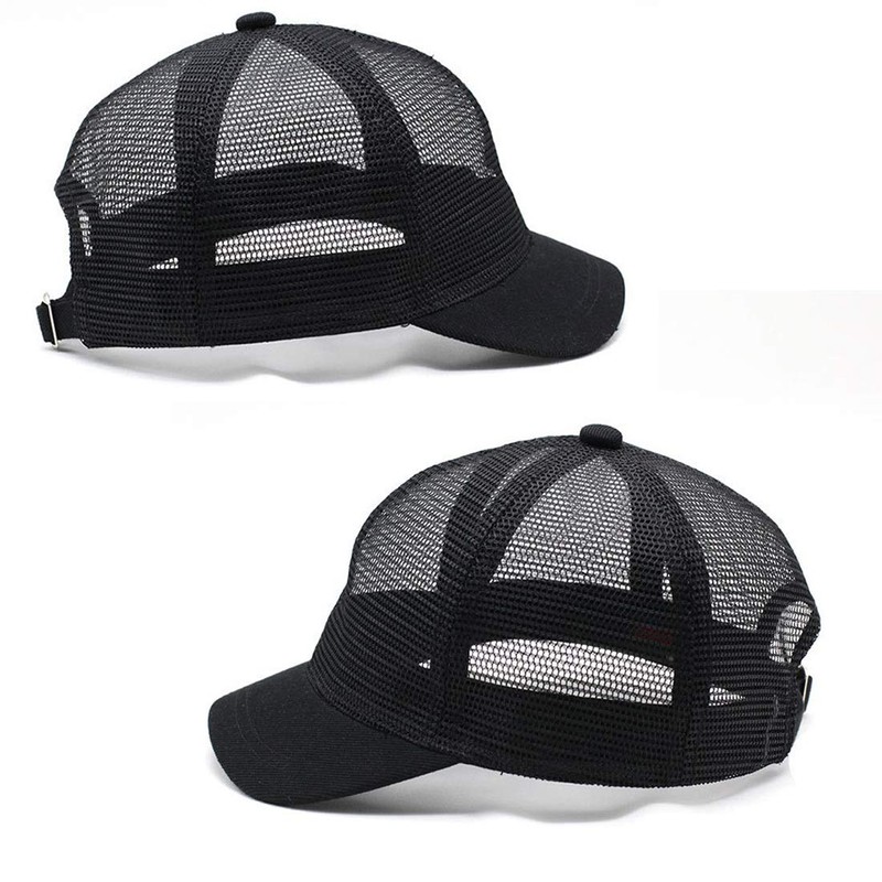 Spargel Men's Short Brim Cap, Mesh Cap, Hat, Short Brim,