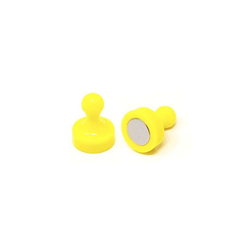 High Power Yellow Skittle Magnet for Fridge, Office, Whiteboard, Noticeboard,