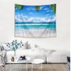 LB Natural Scenery Tapestry, Blue Sky and Sea, Beach Decor,