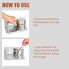 OneChoi Belt Grinder Knife Jig, 9-3/4’’ Long Sharpening Locator Adjustable