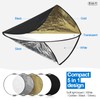 WELLMAKING 32 Inch (80cm) Reflector Photography, Collapsible Light Reflector with