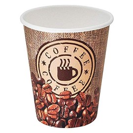 VEPATIM CoffeeToGo Paper Cups Bag of Coffee 300 ml 12 oz Pack of 50