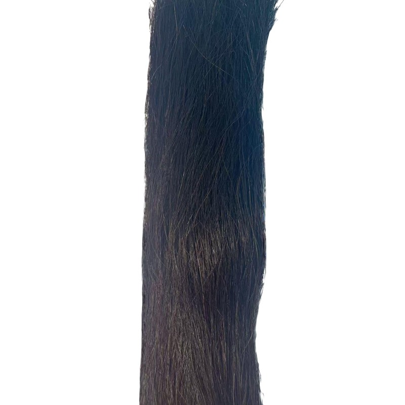 Soft Natural Black Horse Tail Hair - 1/4 lb Horse