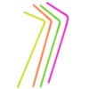 Flexible Neon Straws 80 pieces