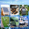 4 Pcs Mini Solar Panel,1W DC 6V Polysilicon Solar Cell