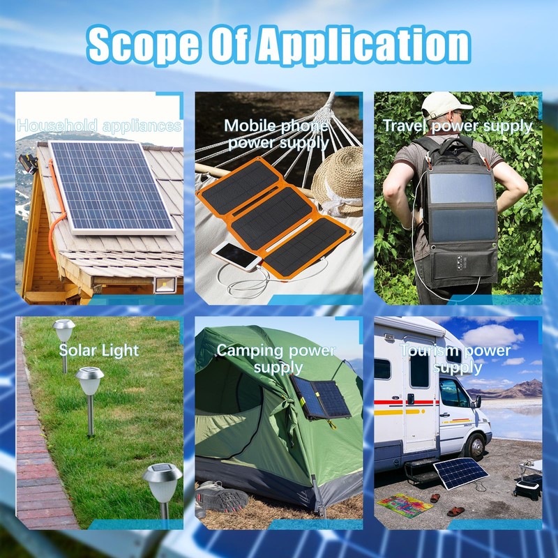 4 Pcs Mini Solar Panel,1W DC 6V Polysilicon Solar Cell