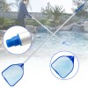 DONWELL Pool Cleaning Leaf Mesh with FiveSection Pop Buckle Lever
