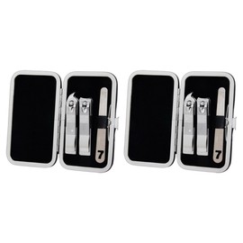 777 Nail Clipper Set KR-351, Black, 2 Pieces / 777 손톱깎이 세트 KR-351, 블랙, 2개