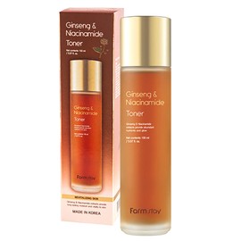 Moisture Water Ginseng Toner 150ml for smooth skin texture / 매끄러운 피부결을 위한 수분 워터 인삼 토너 150ml