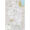 MapSherpa: Illinois State Wall Map - 24 x 36 inch