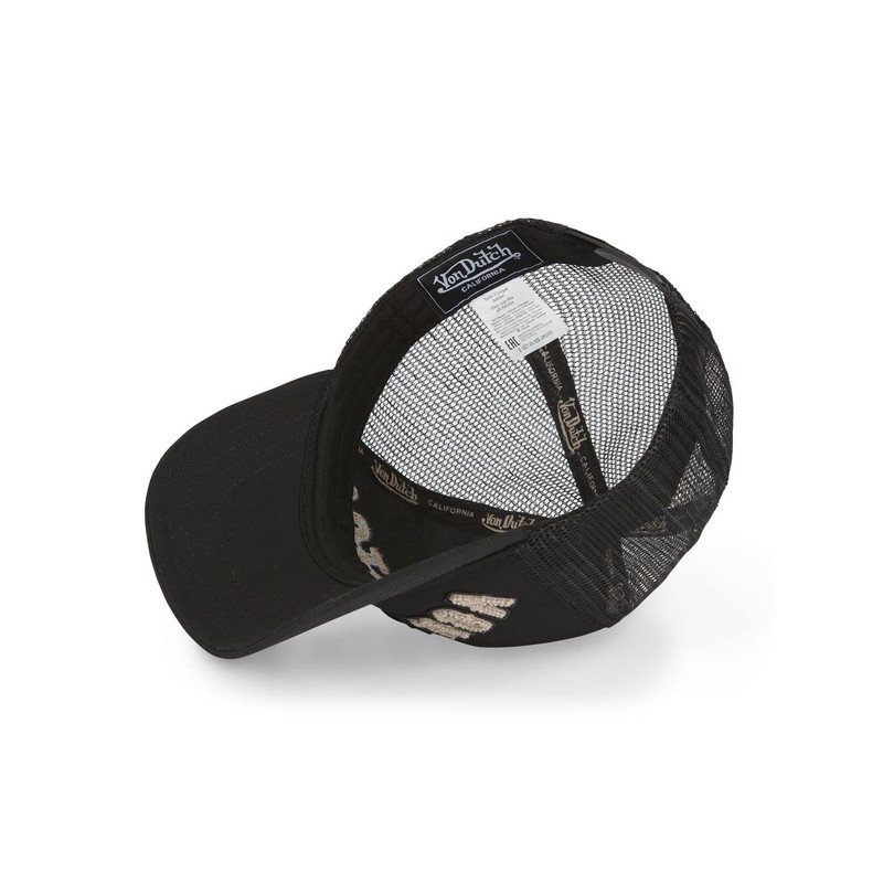 Von Dutch Casquette Femme Trucker Avec Filet Unisex Cap schwarz