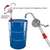 15-55 Gallon Rotary Hand Drum Pump, Heavy Duty Aluminum Barrel