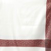 Weavers Villa Men's Woven Border White Woollen Lohi/Shawl White Large-MS-987-WHITE