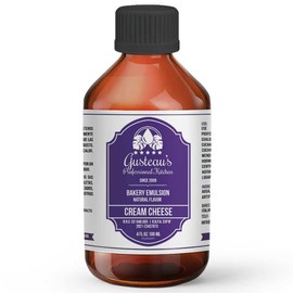 Gusteau's - Cream Cheese Flavor Bakery Emulsion, 4 fl oz (100ml) Alcohol Free, Sugar Free, Kosher (Cream Cheese)