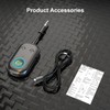 Bluetooth 5.2 Transmitter Receiver, Long Playtime, Dual Connection, 10m Range,
