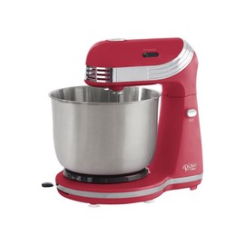 RISE BY DASH Red 3 qt. Cap. 6 Speed Stand Mixer